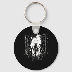 Hexen tanzen mit Baphomet okkultistischen Hexen go Schlüsselanhänger