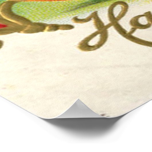 Hexen tanzen um Jack O' Lantern Poster (Ecke)