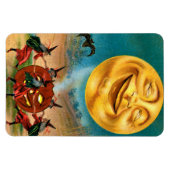 Hexen tanzen unter dem Mond Magnet (Horizontal)