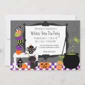 Hexen-Tea-Party Einladung (Vorderseite)