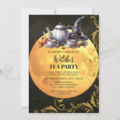 Hexen Tea Party Einladung (Vorderseite)