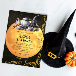 Hexen Tea Party Einladung