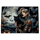 Hexen-Themed-Halloween-Party Große Geschenktüte (Vorderseite)