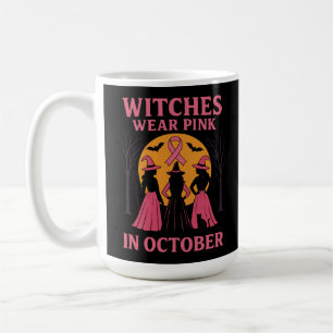 Hexen tragen den rosa Oktobersupport Kaffeetasse