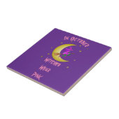 Hexen tragen Rosa im Oktober Thunder_Cove Fliese (Seite)