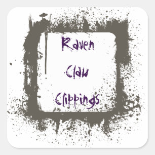 Hexen Tränke Mad Scientist Halloween Label Quadratischer Aufkleber