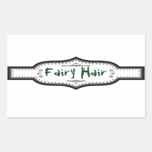 Hexen Tränke Mad Scientist Halloween Label Rechteckiger Aufkleber