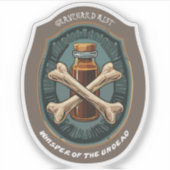 Hexen-Tränke-Siegel Aufkleber (Vorderseite)