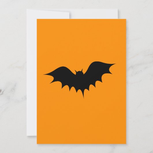 Hexen-Trick oder Halloween-Party behandeln Einladung (Rückseite)