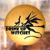 Hexen trinken fensteraufkleber (Blatt 2)