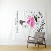 Hexen trinken Halloween Brautparty Hintergrund Wandteppich (Beispiel (Horizontal))