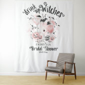 Hexen trinken Halloween Brautparty Hintergrund Wandteppich (Beispiel)
