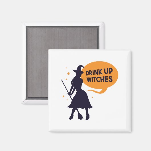 Hexen trinken magnet (Vorderseite/Rückseite)