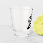 Hexen trinken schnapsglas (Links)