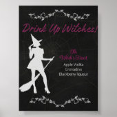 Hexen trinken Unterschrift Drink Poster (Vorne)