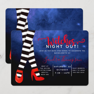 Hexen übernachten zwischen Junggeselinnen-Abschied Einladung