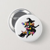 HEXEN UND ÄRGERN für die Plus Size Hexe Button (Vorne & Hinten)