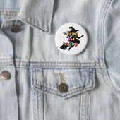 HEXEN UND ÄRGERN für die Plus Size Hexe Button (Beispiel)