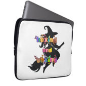 HEXEN UND ÄRGERN für die Plus Size Hexe Laptopschutzhülle (Vorne Rechts)