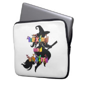 HEXEN UND ÄRGERN für die Plus Size Hexe Laptopschutzhülle (Vorderseite Links)