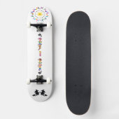 HEXEN UND ÄRGERN Witchcore Design + Pride Moons Skateboard (Vorderseite)