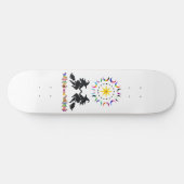 HEXEN UND ÄRGERN Witchcore Design + Pride Moons Skateboard (Horizontal)