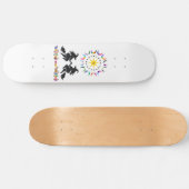 HEXEN UND ÄRGERN Witchcore Design + Pride Moons Skateboard (Horizontal)