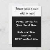 Hexen und Besen Einladung (Rückseite)