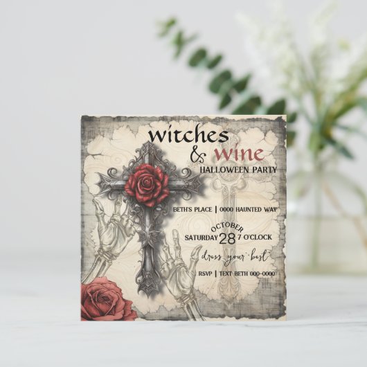 Hexen und Halloween-Party (Stehend Vorderseite)