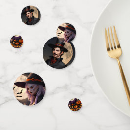 Hexen und Hexenmeister Halloween Konfetti