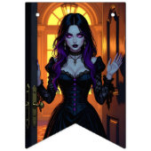 Hexen und Hexenmeister-Halloween-Party Wimpelkette (Zweite Fahne)