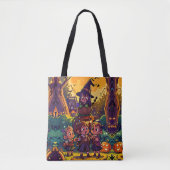 Hexen und Kindergarten Party: Halloween-Thema Tasche (Vorderseite)