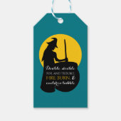 Hexen- und Mondzauberzaubermarken Geschenkanhänger (Vorderseite)