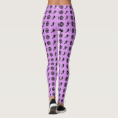 Hexen und Pentagramme Leggings (Rückseite)