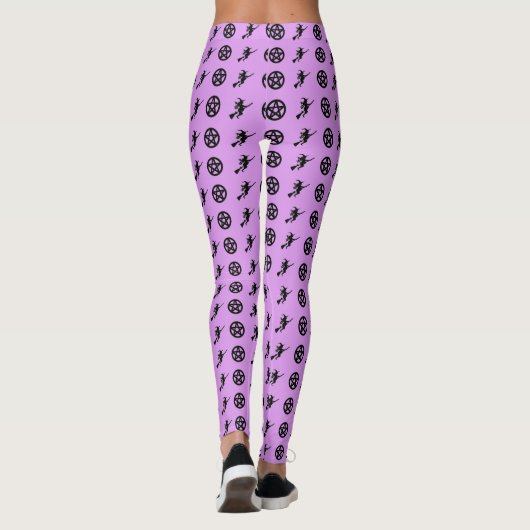 Hexen und Pentagramme Leggings (Rückseite)