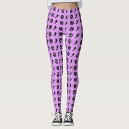 Hexen und Pentagramme Leggings