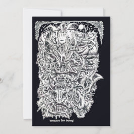 Hexen und Teufel, von Brian Benson Flachkarte