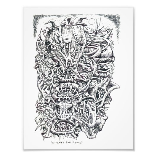 Hexen und Teufel von Brian Benson Fotodruck (Vorne)