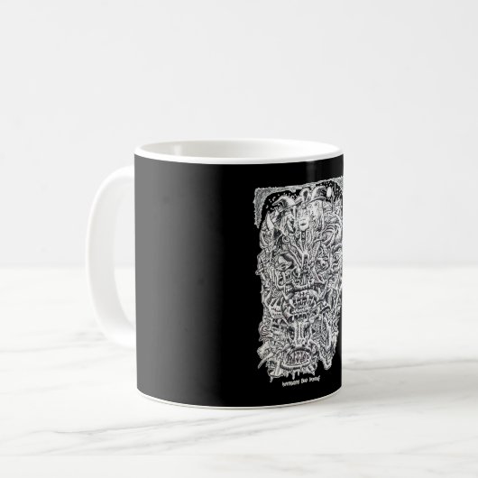 Hexen und Teufel von Brian Benson Kaffeetasse (Vorderseite Links)
