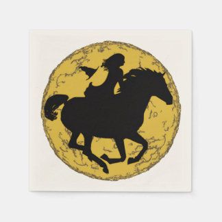 Hexen und Vollmond Serviette