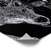 Hexen und Werwölfe in der Silhouette Poster (Ecke)