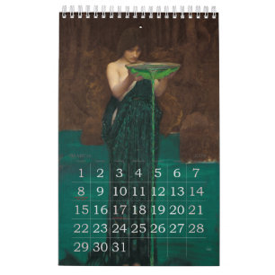 Hexen und Zauberer Klassischer Kunstkalender Kalender