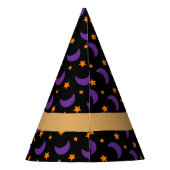 Hexen und Zauberer Sterne und Mond Partyhütchen (Rückseite)