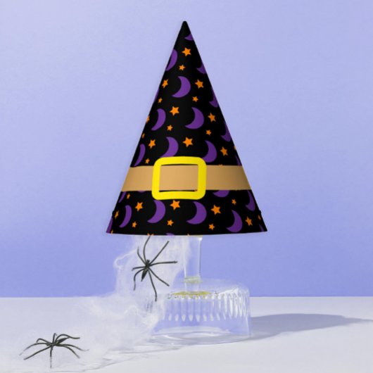 Hexen und Zauberer Sterne und Mond Partyhütchen