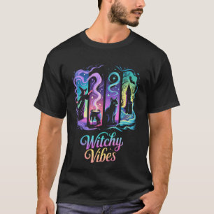 Hexen-Vibes Mystische Hexenkatze Trank T-Shirt
