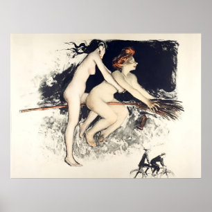 Hexen von Jean Veber 1900 Poster