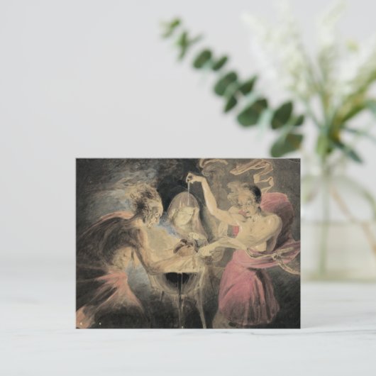 Hexen von Macbeth Postkarte (Stehend Vorderseite)