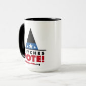 Hexen wählen! Deine Stimme ist eine Tasse des Zaub (Vorderseite Links)