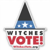 Hexen wählen! herausnehmbares Vinyl Decal Aufkleber (Vorderseite)