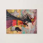 Hexen Way Fantasy Halloween Art von Molly Harrison Puzzle (Horizontal)